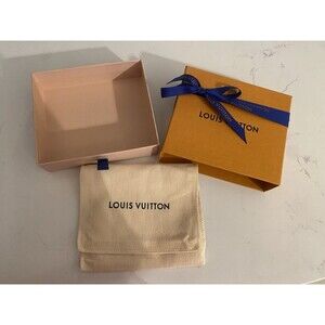 Louis Vuitton Wallet Empty Gift Box 6"x5"x1.5" Orange for WOC, Wallet, SLG, Jewe